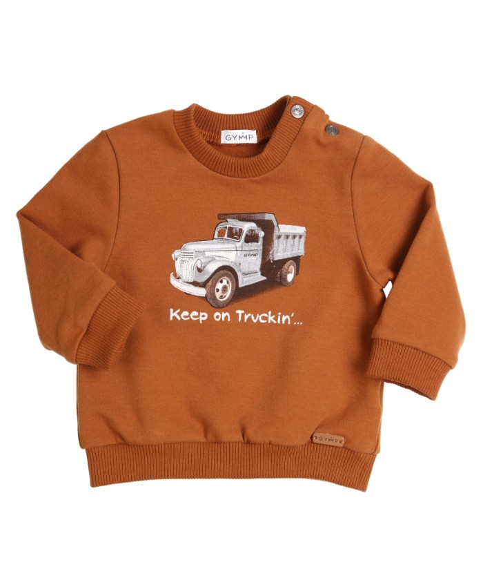 Gymp Sweater Car Truck Cognac